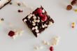 White Chocolate Raspberry Brownie
